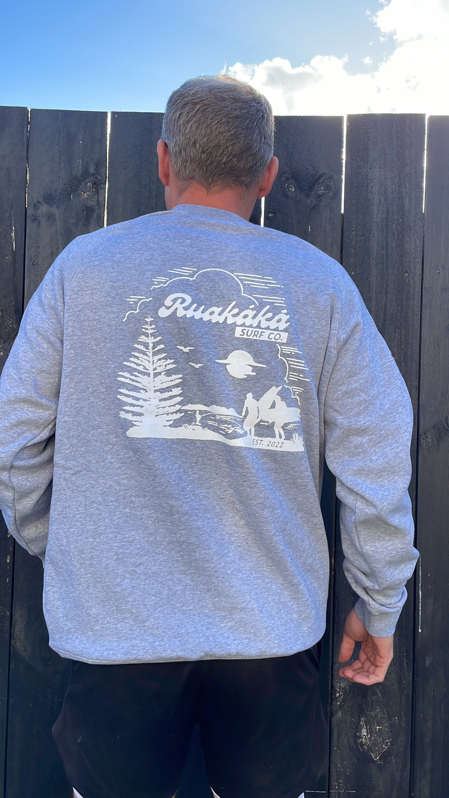 Men’s Mono Print Crew