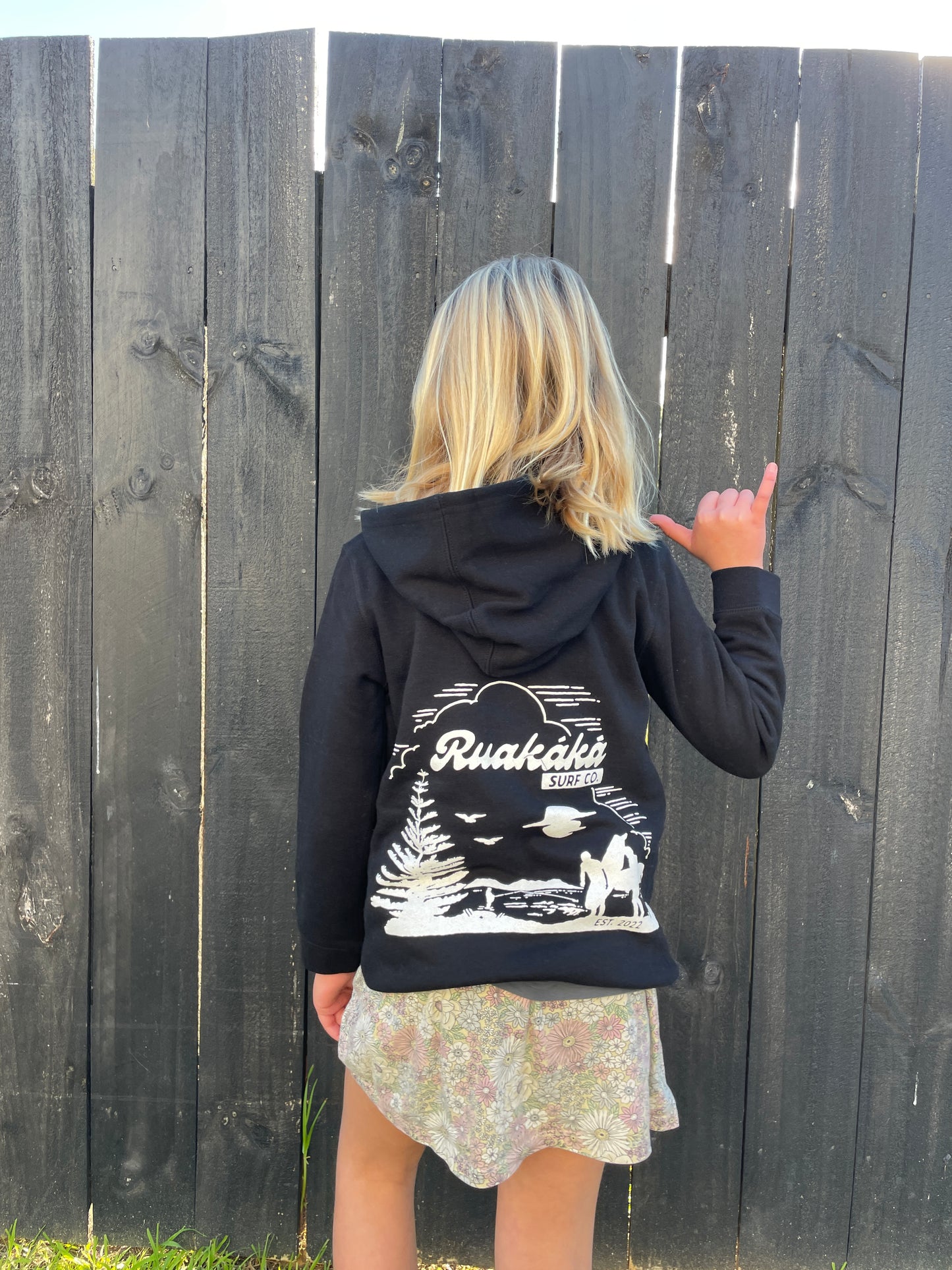 Youth Mono Print Hoodie