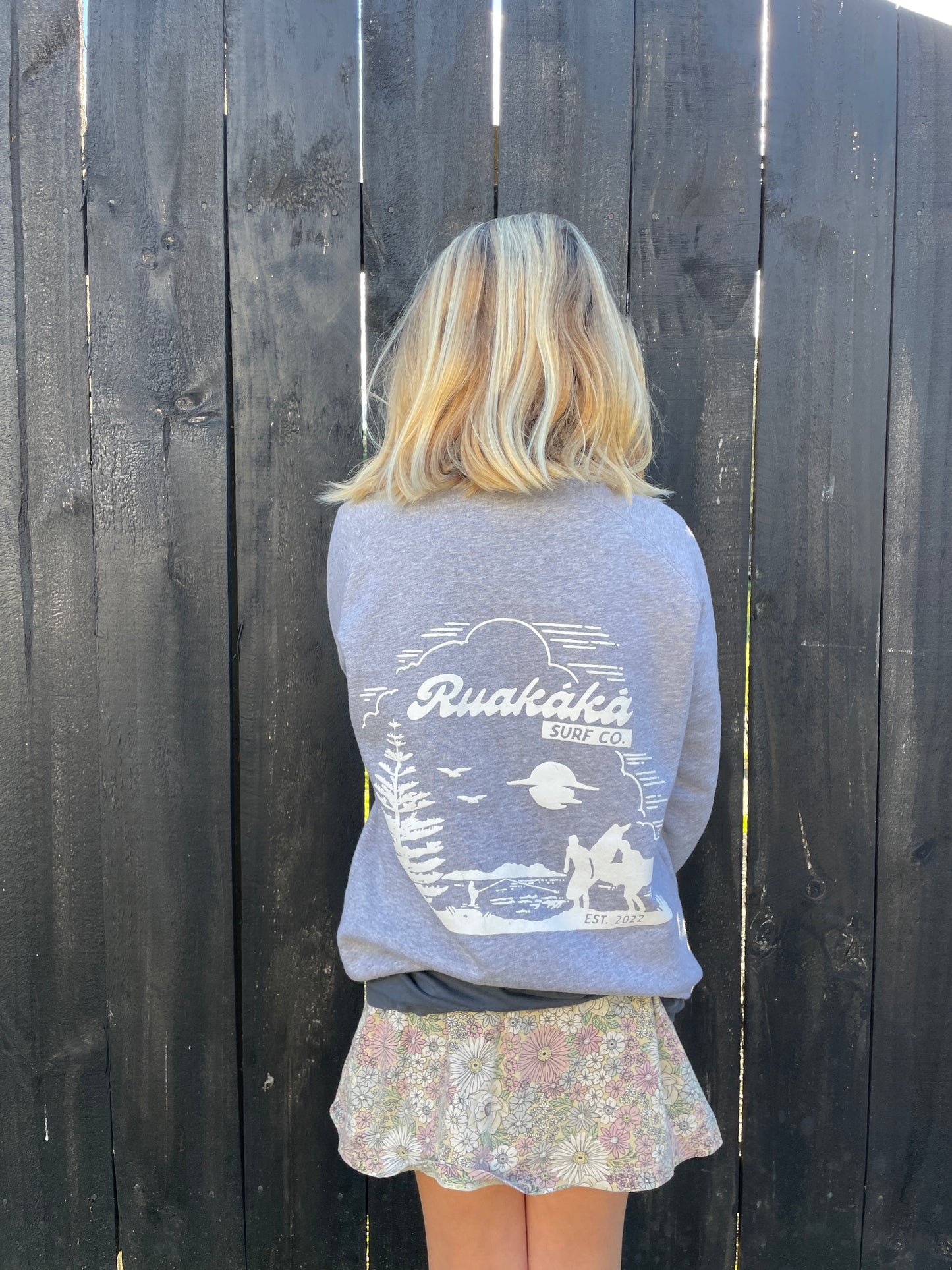 Youth Mono Print Crew