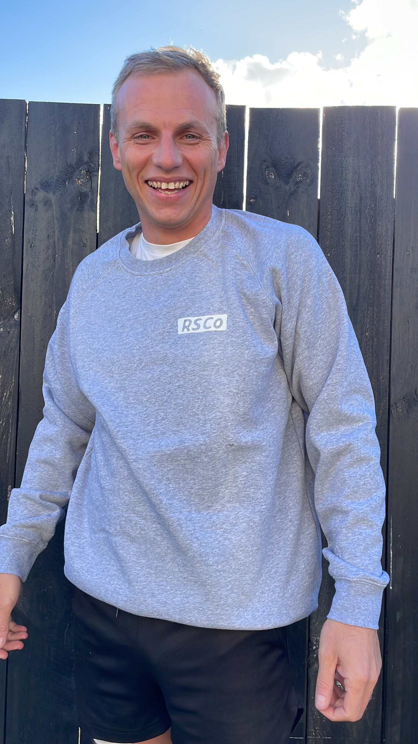 Men’s Mono Print Crew