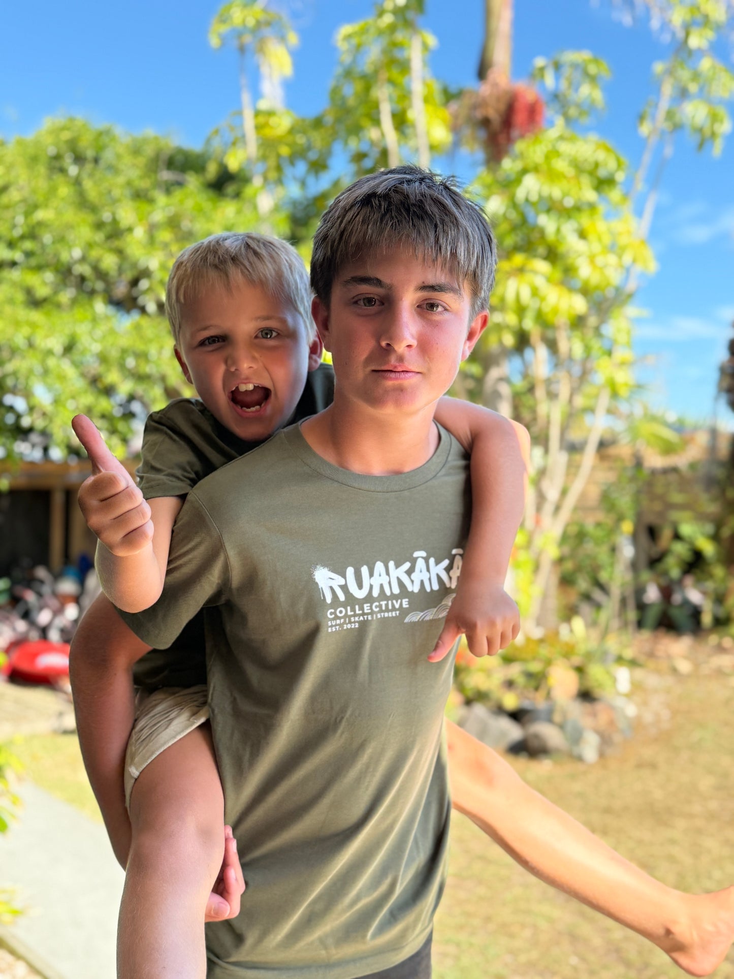 Youth Street Tee - Army Green