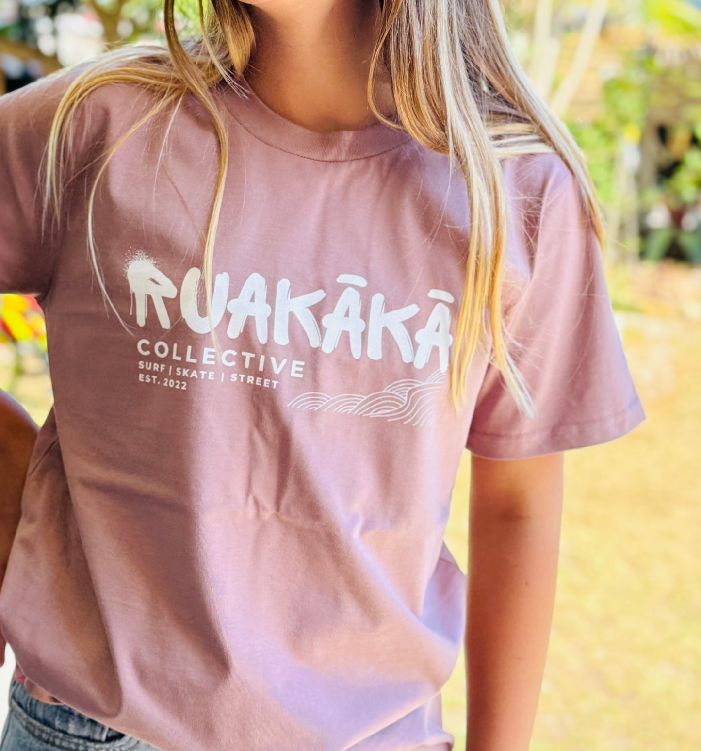 Women’s Street Tee - Dusky Pink