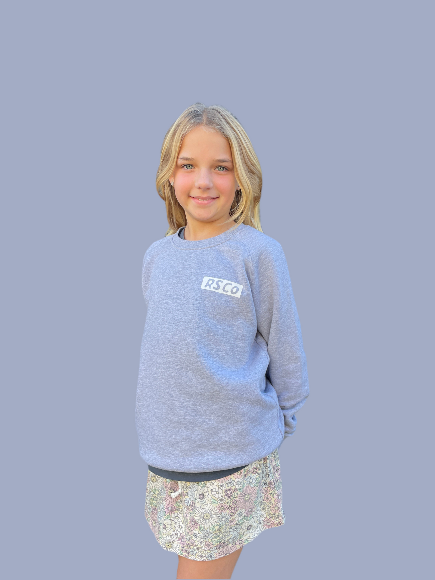 Youth Mono Print Crew