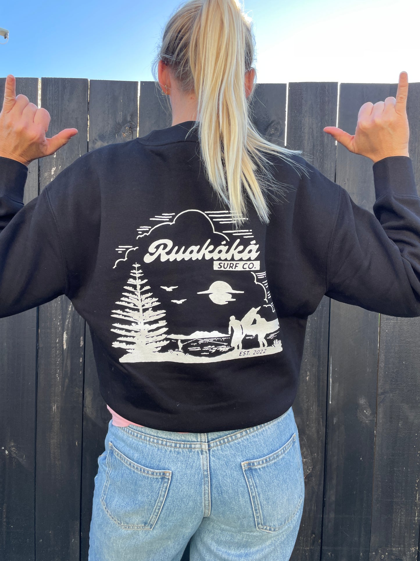 Women’s Mono Print Crew