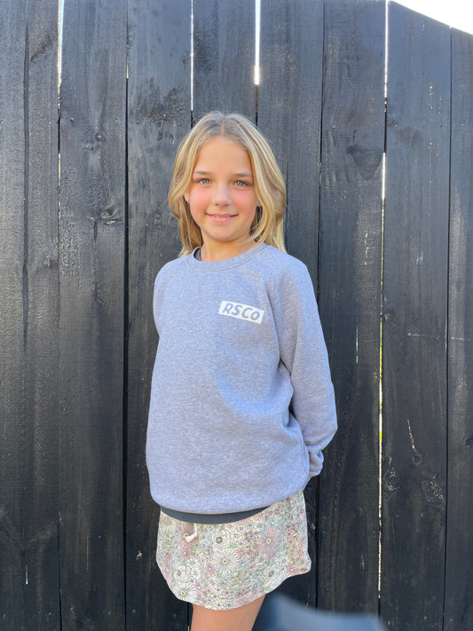 Youth Mono Print Crew