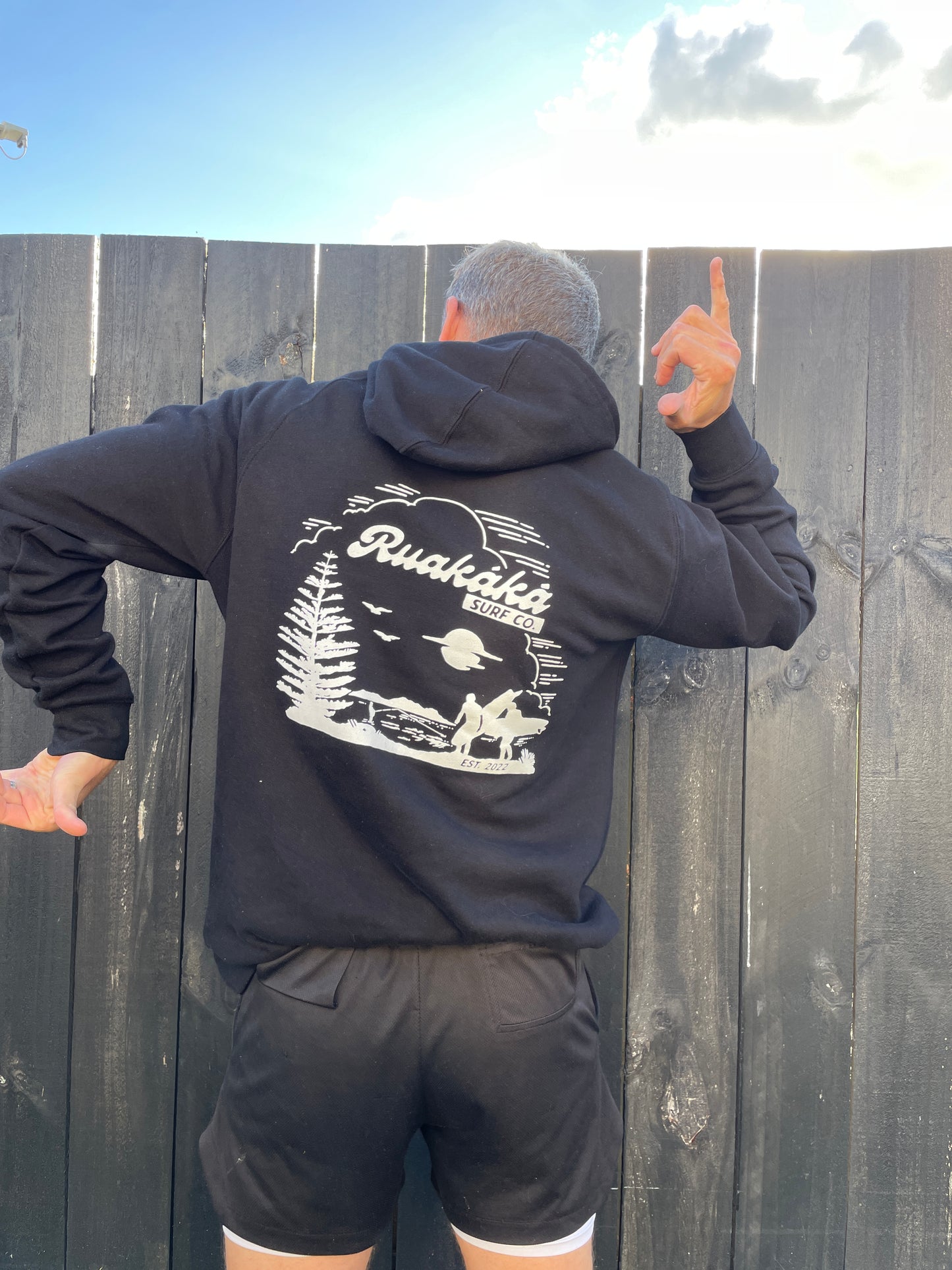 Men’s Mono Print Hoodie